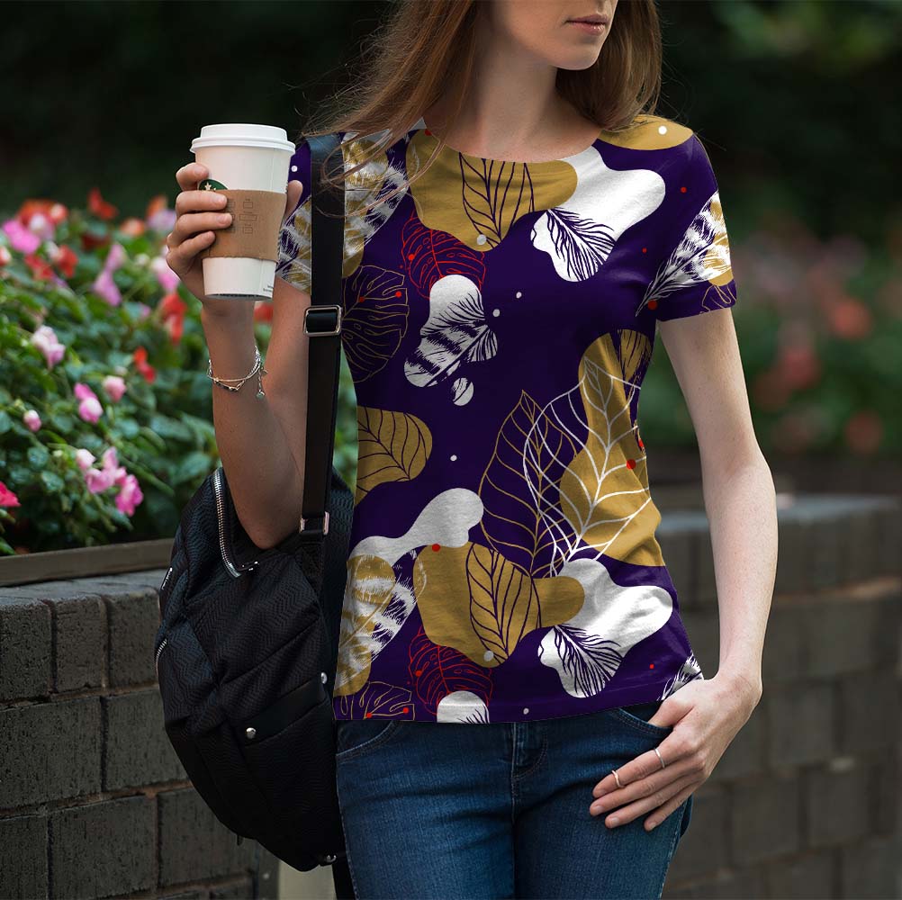 women flower print design' Women's T-Shirt