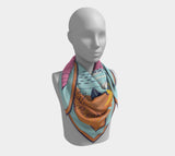 Je Taime Maman 36 X / Silk Habotai Square Scarf